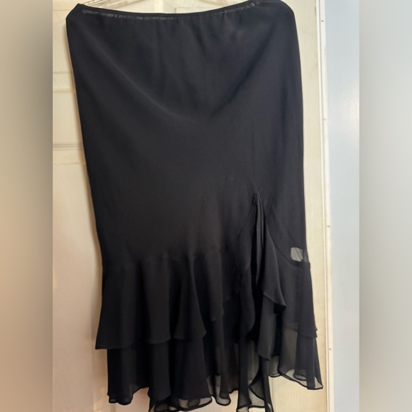 Express Black Asymmetrical Women's Skirt - Picture 2 of 6